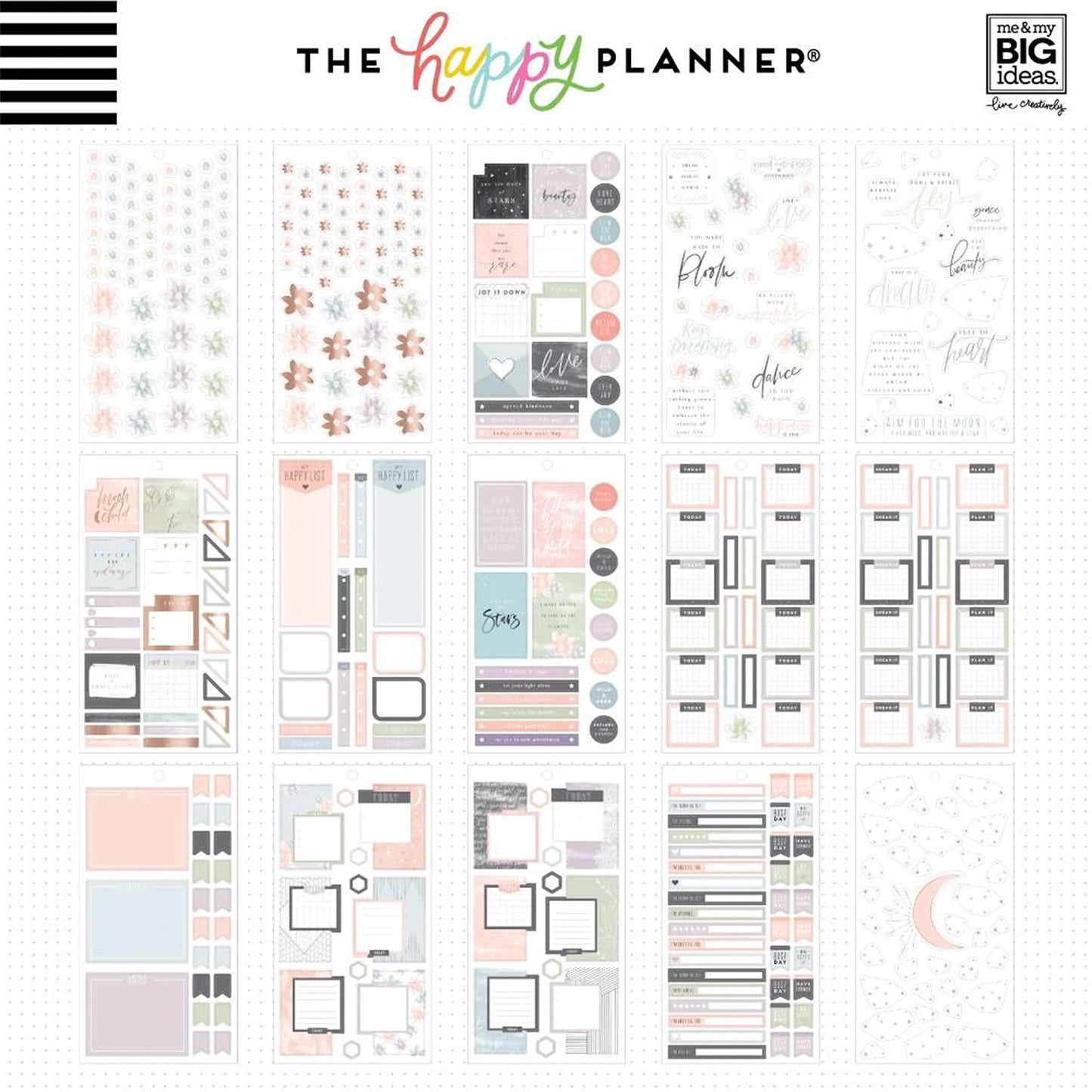 Happy Planner - Sticker Book - Free Spirit