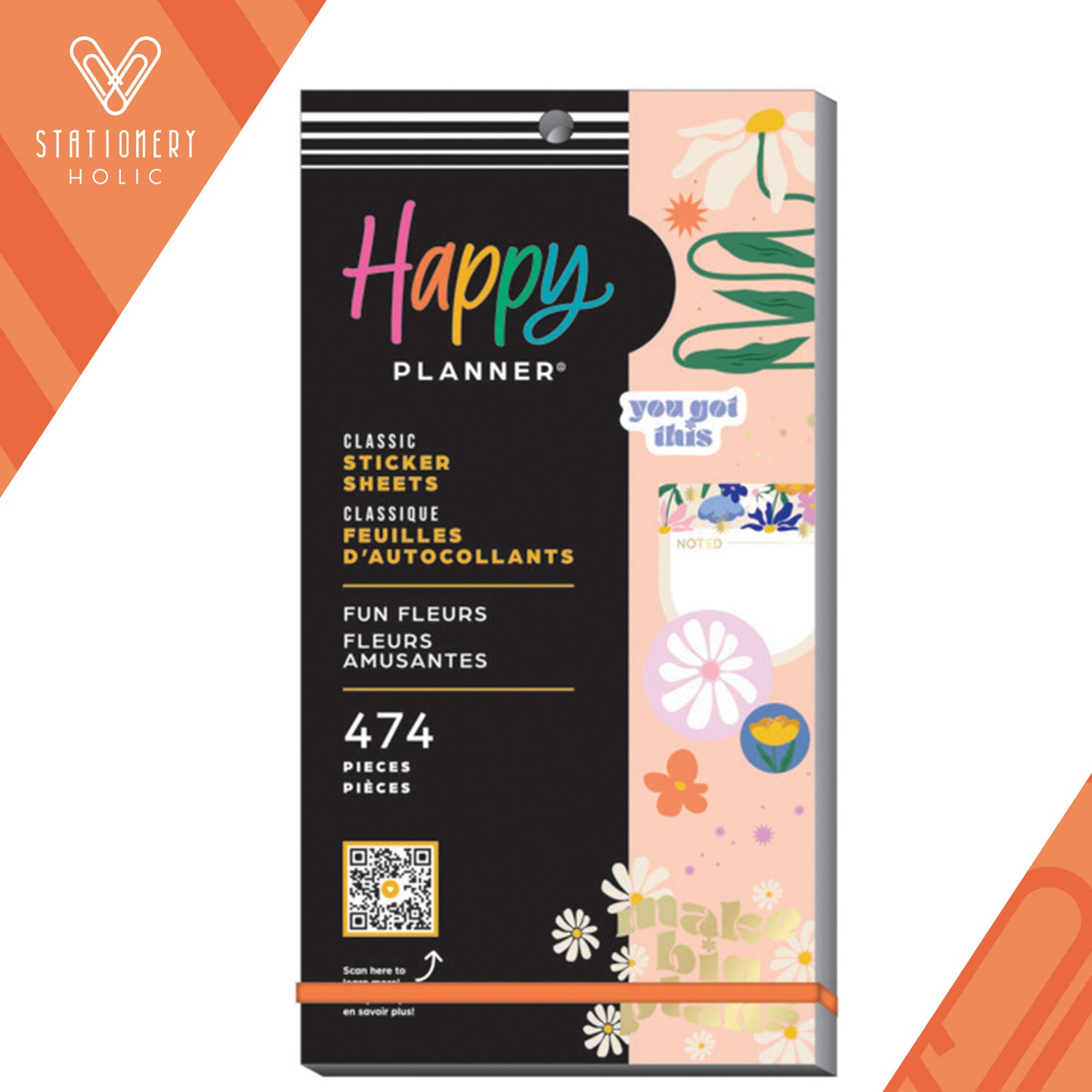 Happy Planner - Sticker Book - Fun Fleurs