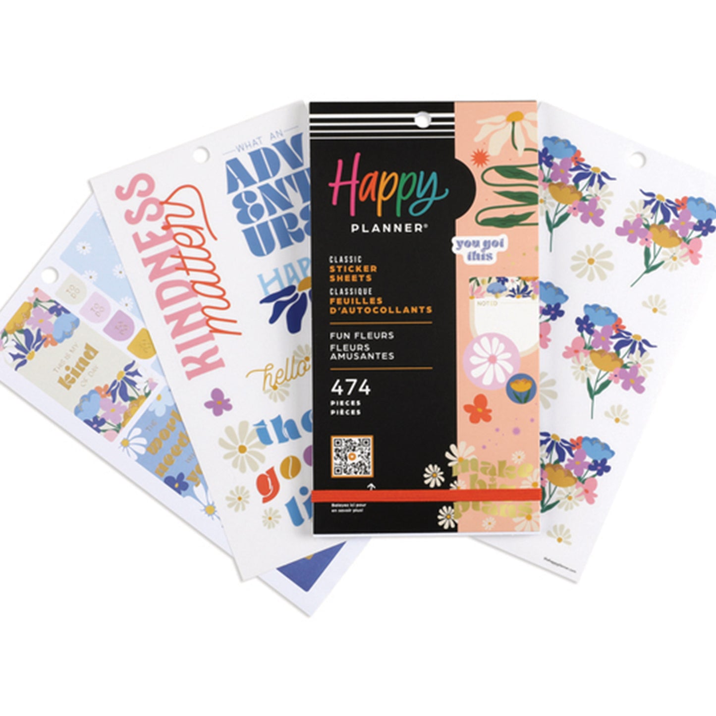 Happy Planner - Sticker Book - Fun Fleurs