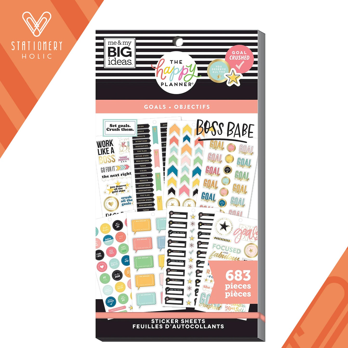 Happy Planner - Sticker Book - Goals