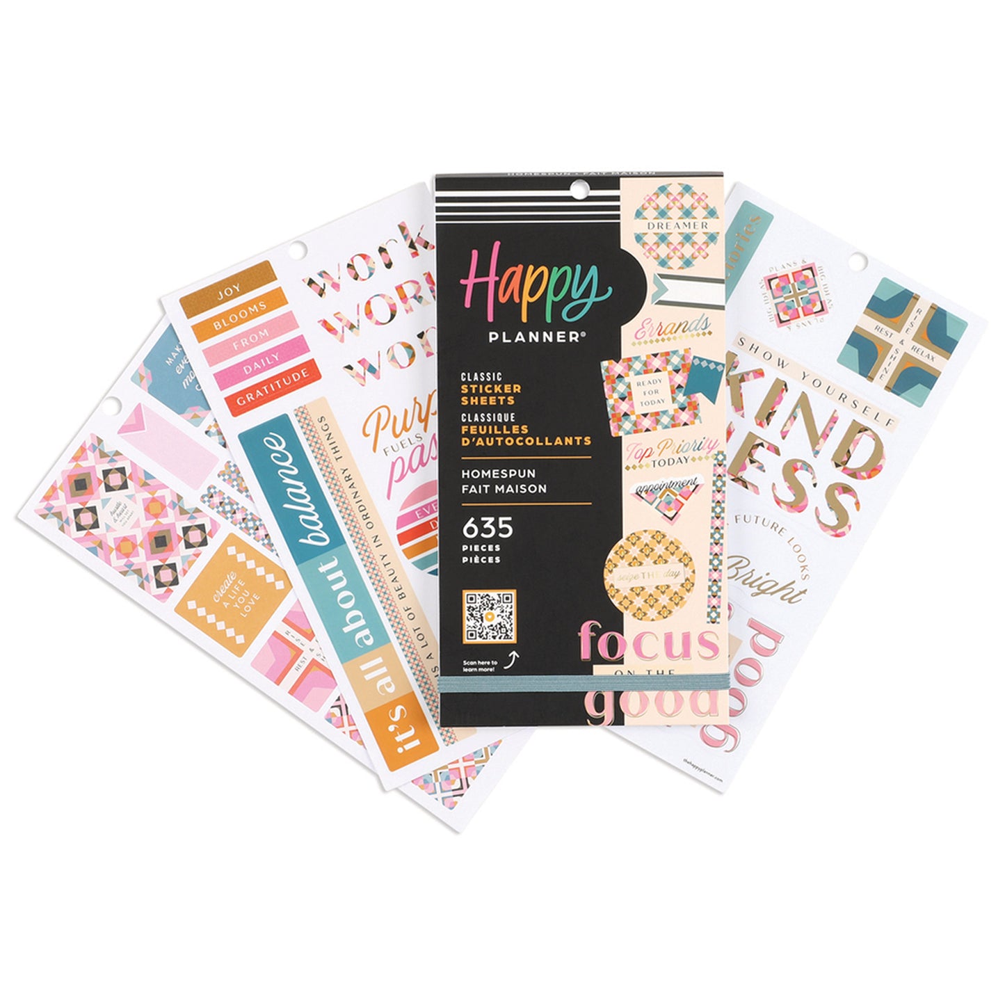 Happy Planner - Sticker Book - Homespun