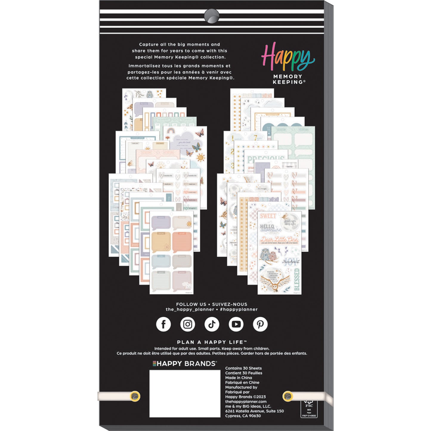 Happy Planner - Sticker Book - Little Love Baby Memory Keeping