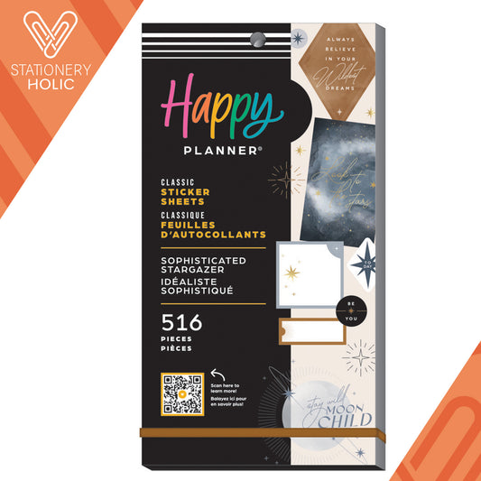 Happy Planner - Sticker Book - Sophisticated Stargazer