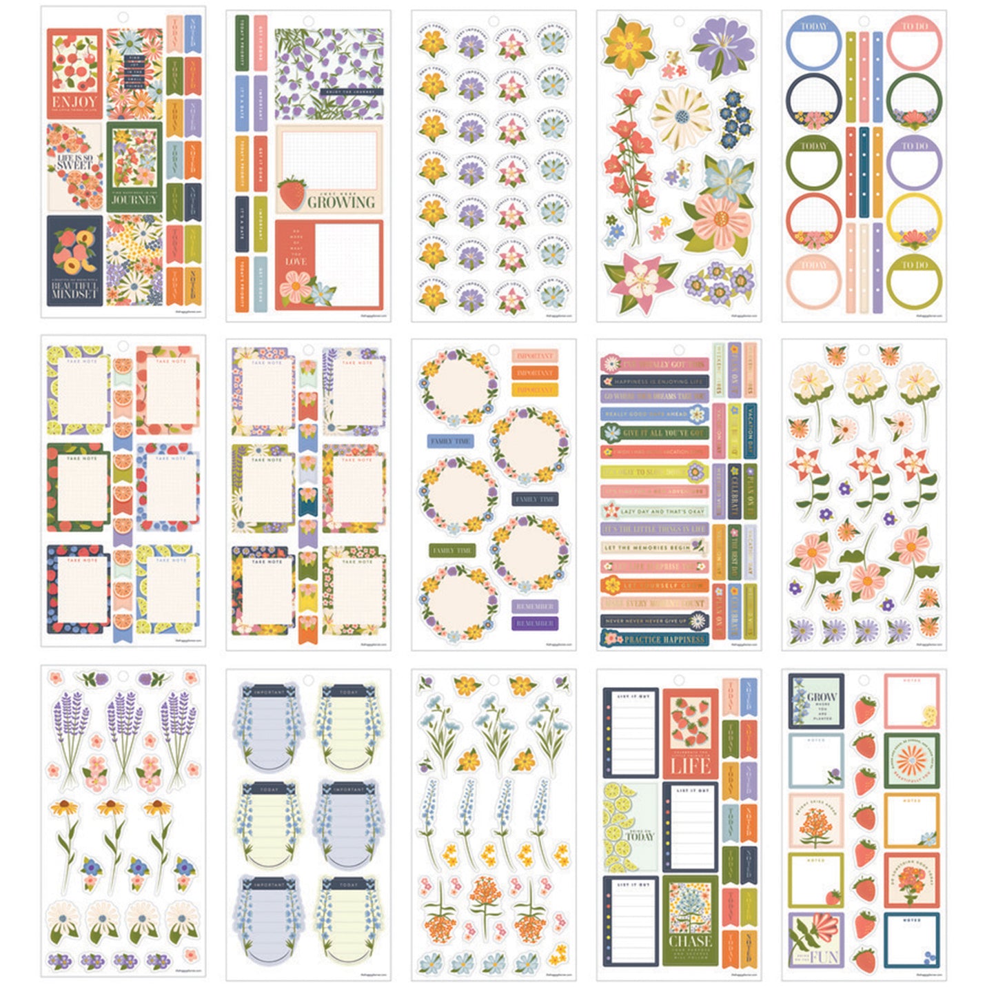 Happy Planner - Sticker Book - Spring Market