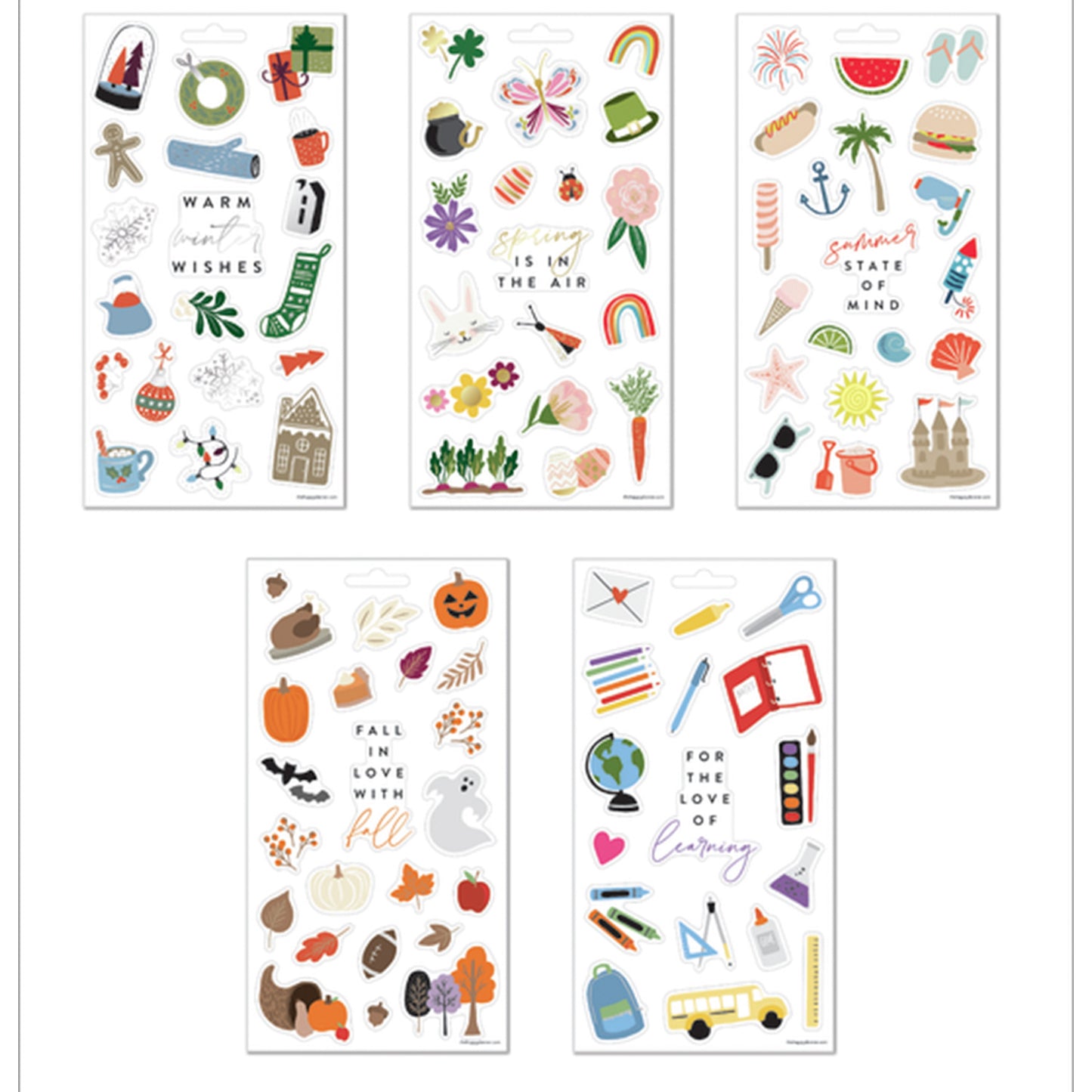 Happy Planner - Sticker Pad - Cheerful Seasons