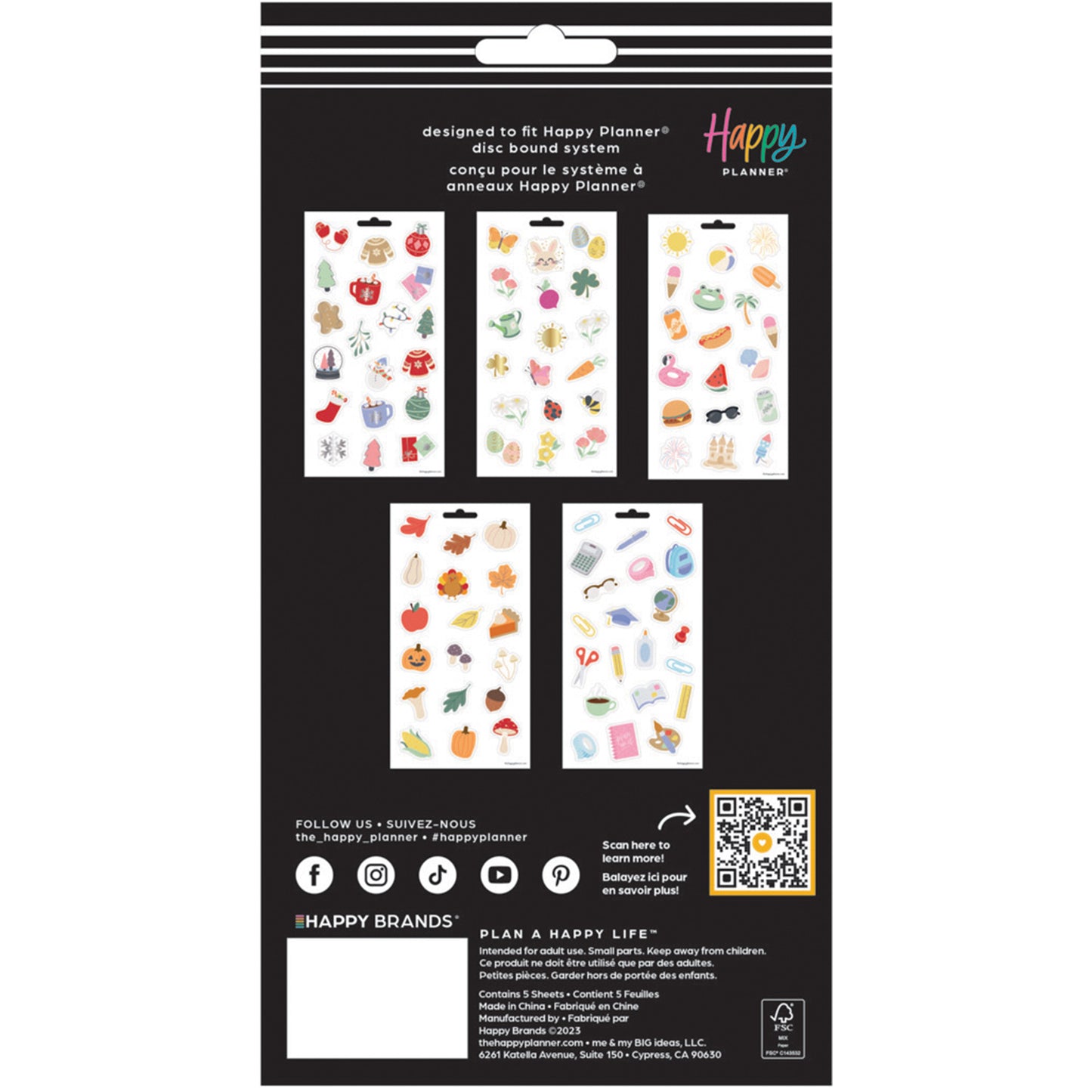 Happy Planner - Sticker Pad - Happy Seasons