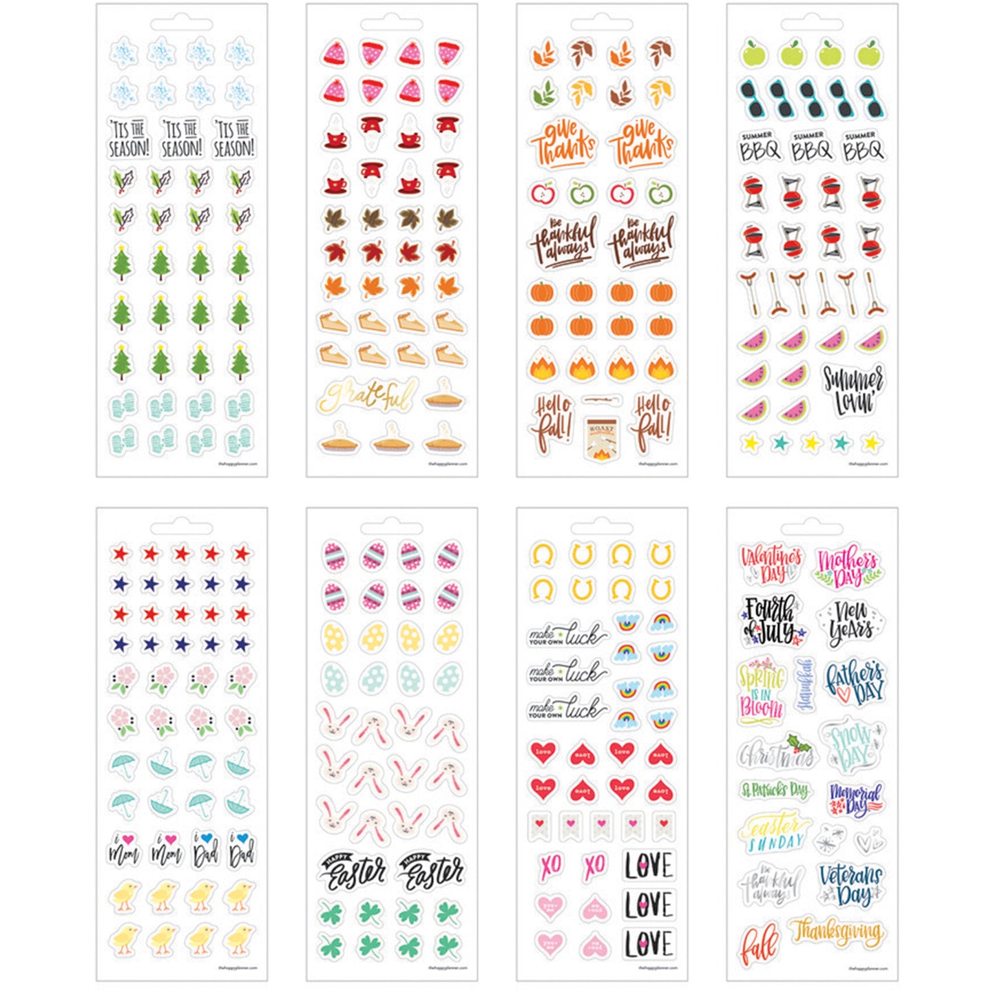 Happy Planner - Sticker Bloc - Seasons