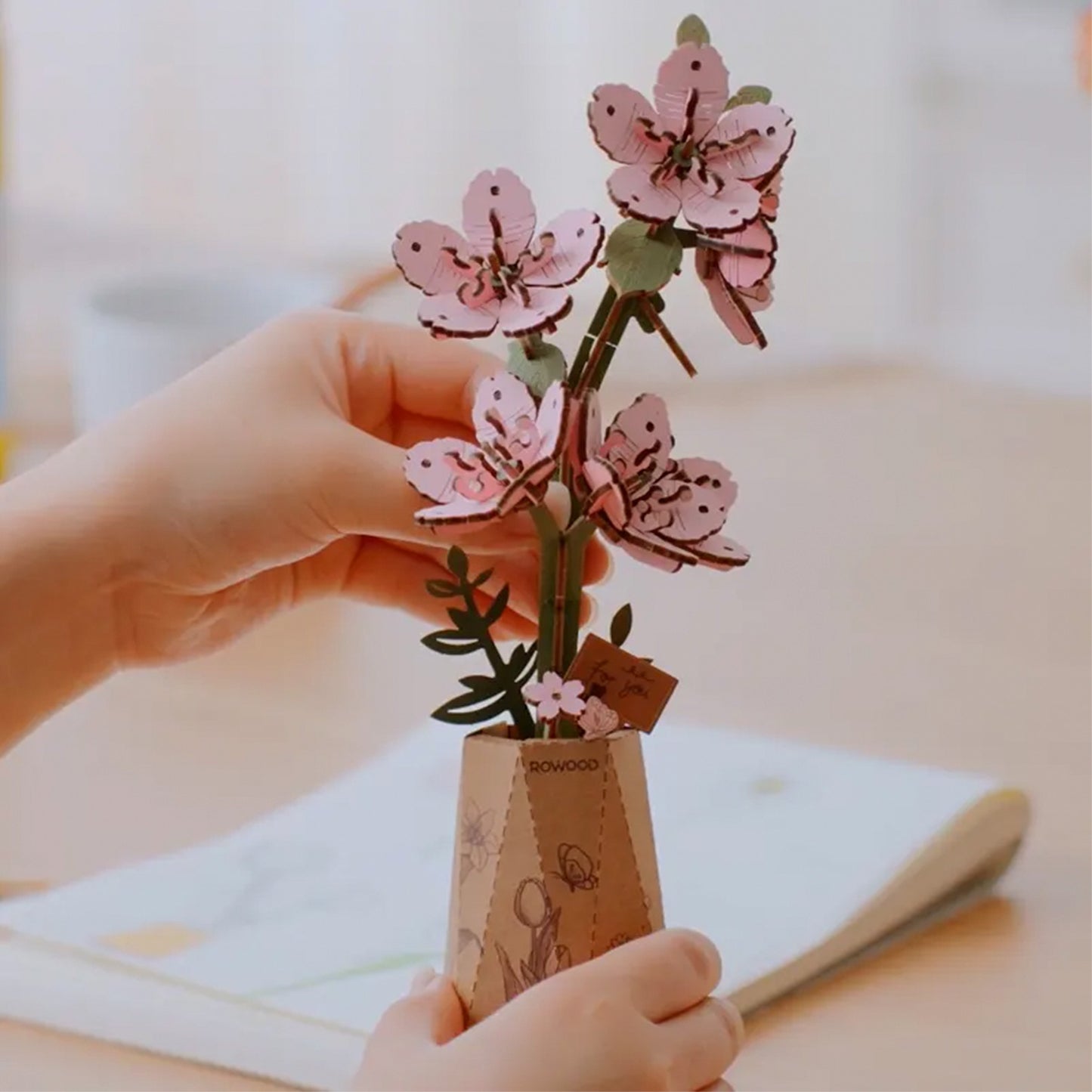 Rolife - Wooden Flowers - Sakura