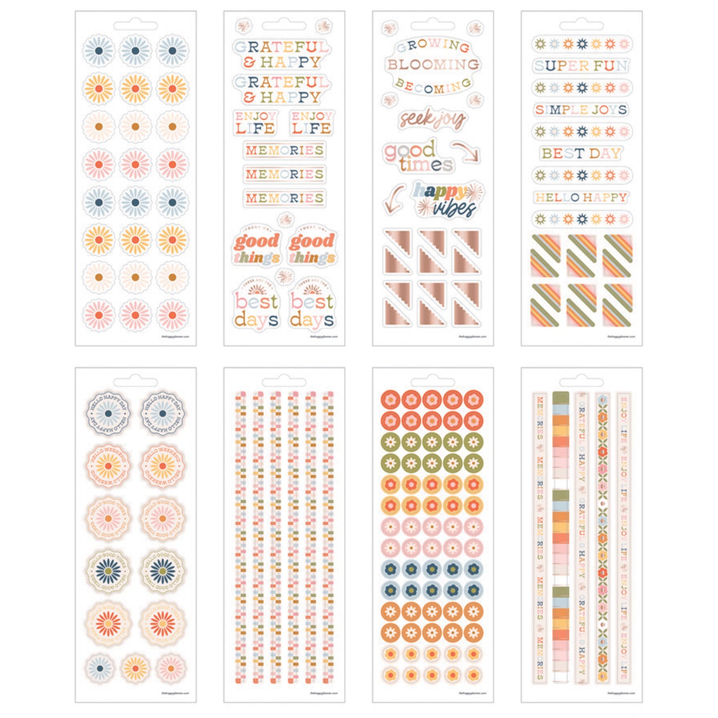 Happy Planner - Sticker Bloc - Simple Joys