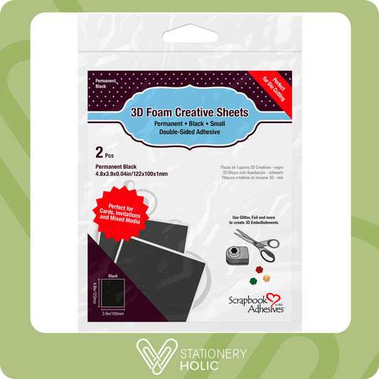 Scrapbook Adhesives - Foam Adhesivo - Black