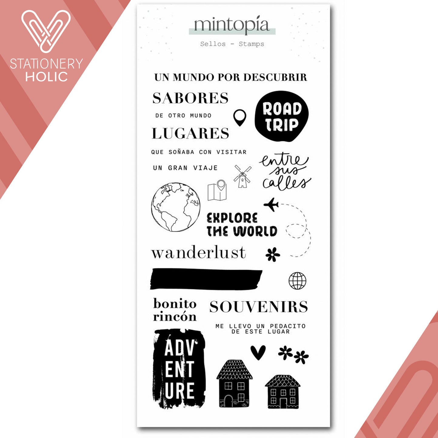 Mintopia - Sellos 4 x 8 - Travel Stories Adventure