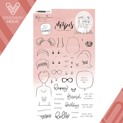 Studio Light - Sellos 4 x 8.5 - Anna & Bella Missees