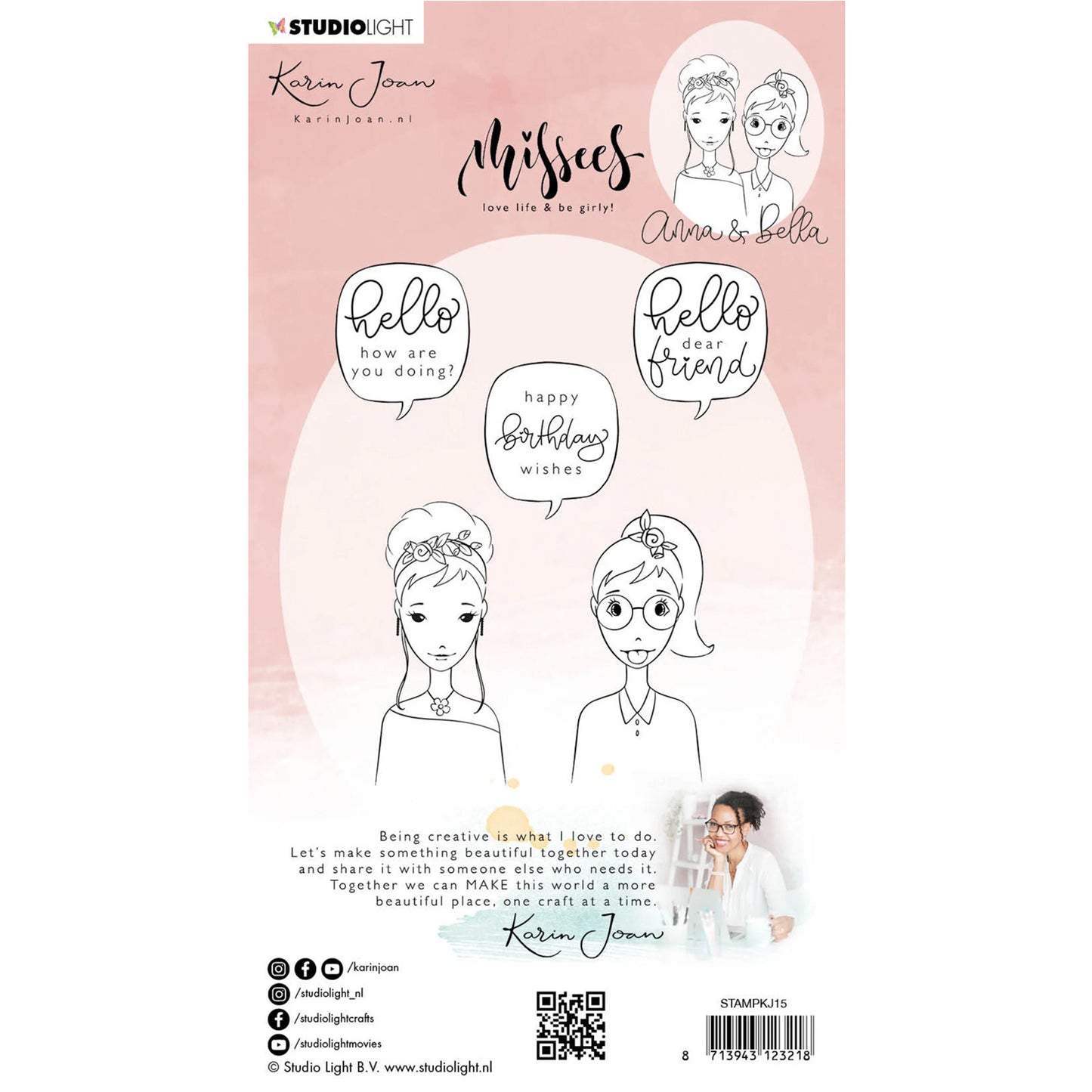 Studio Light - Sellos 4 x 8.5 - Anna & Bella Missees