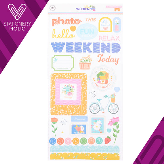 Hip Kit Club - Set Stickers 6 x 12 - Hello Weekend