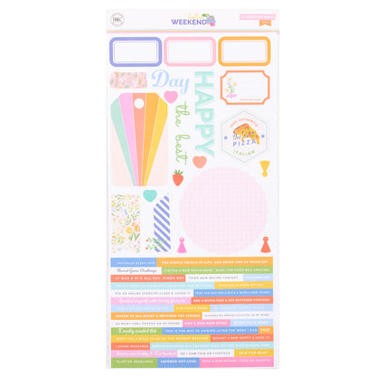 Hip Kit Club - Set Stickers 6 x 12 - Hello Weekend