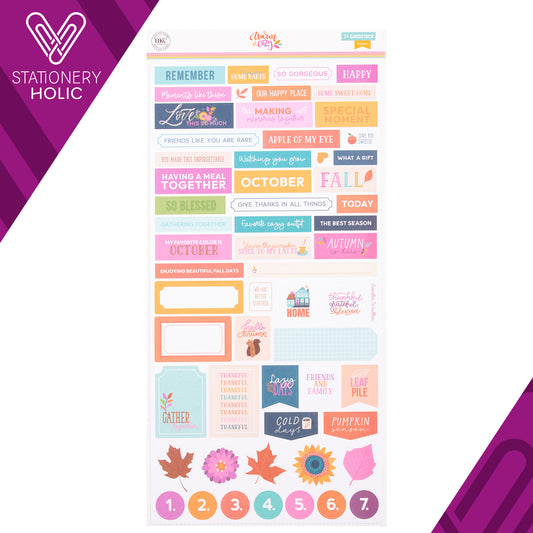 Hip Kit Club - Set Stickers 6 x 12 - Warm & Cozy