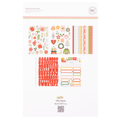 Hip Kit Club - Stickers (5 hojas) - Mistletoe Memories