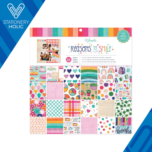 Shimelle - Bloc Papel 12 x 12 - Reasons To Smile