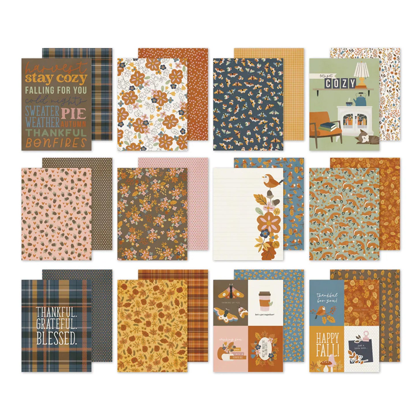 Simple Stories - Block Papel 6 x 8 - Acorn Lane
