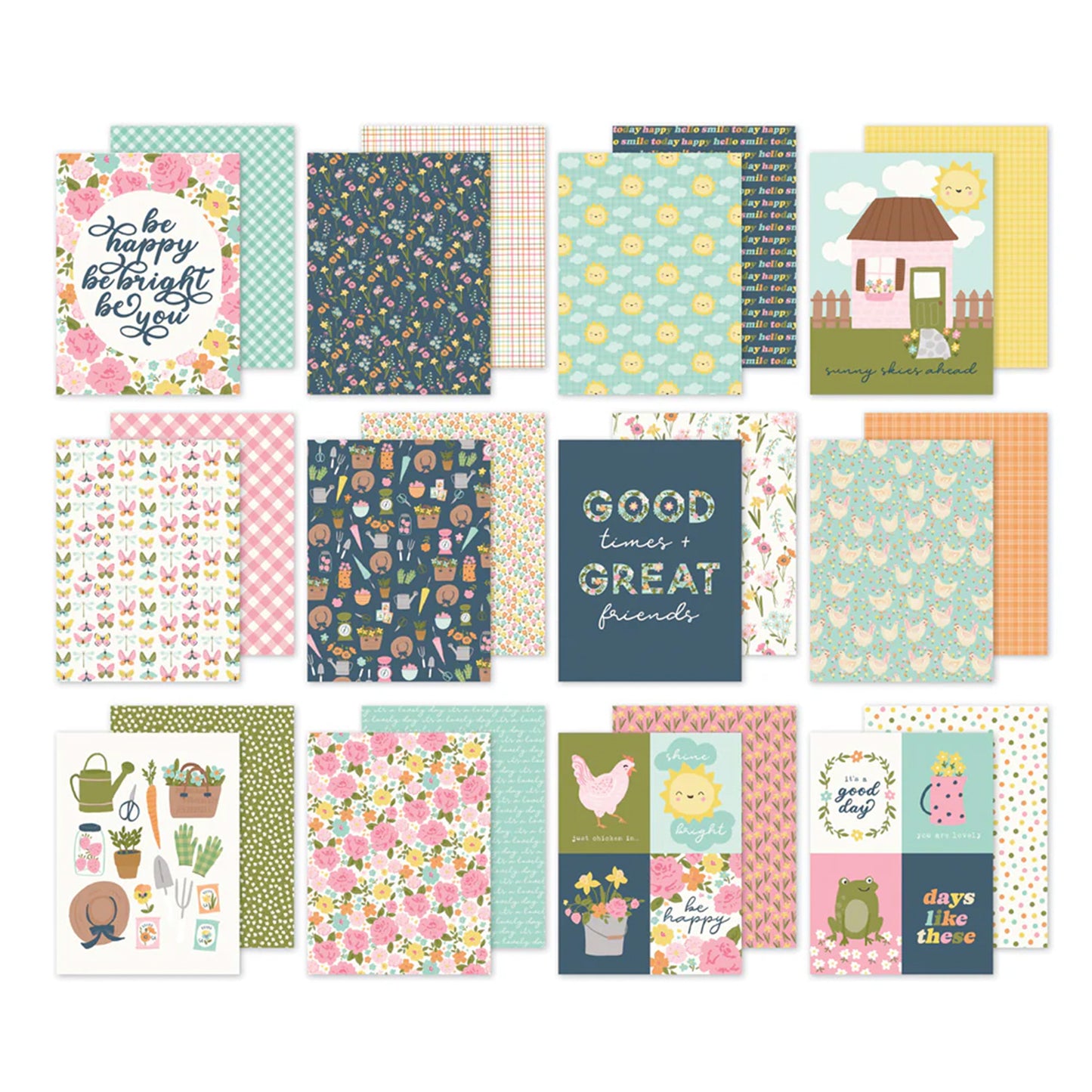 Simple Stories - Block Papel 6 x 8 - Fresh Air
