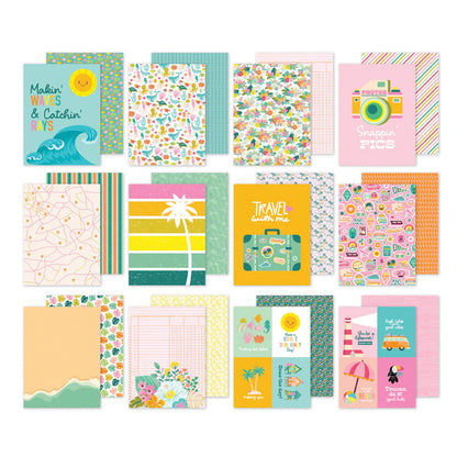 Simple Stories - Block Papel 6 x 8 - Just Beachy