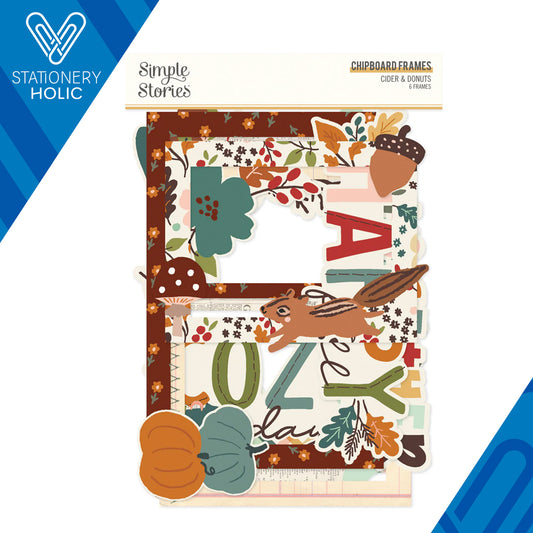 Simple Stories - Chipboard Frames - Cider & Donuts