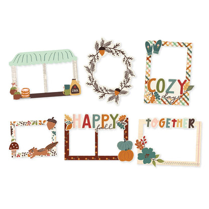 Simple Stories - Chipboard Frames - Cider & Donuts