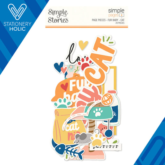 Simple Stories - Simple Page Pieces - Fur Baby Cat