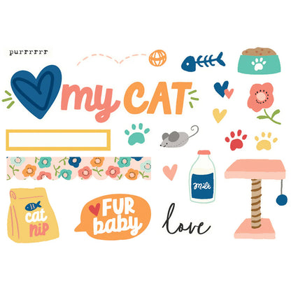 Simple Stories - Simple Page Pieces - Fur Baby Cat