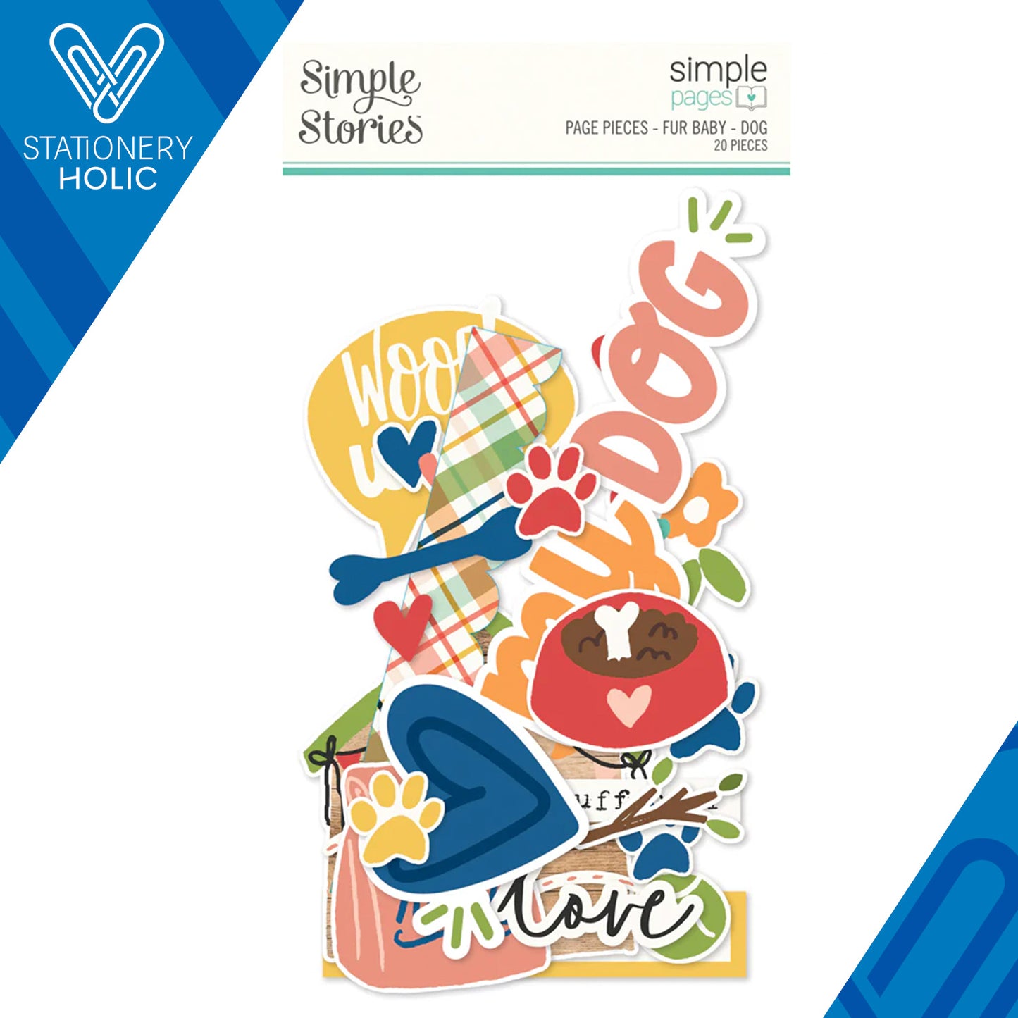 Simple Stories - Simple Page Pieces - Fur Baby Dog