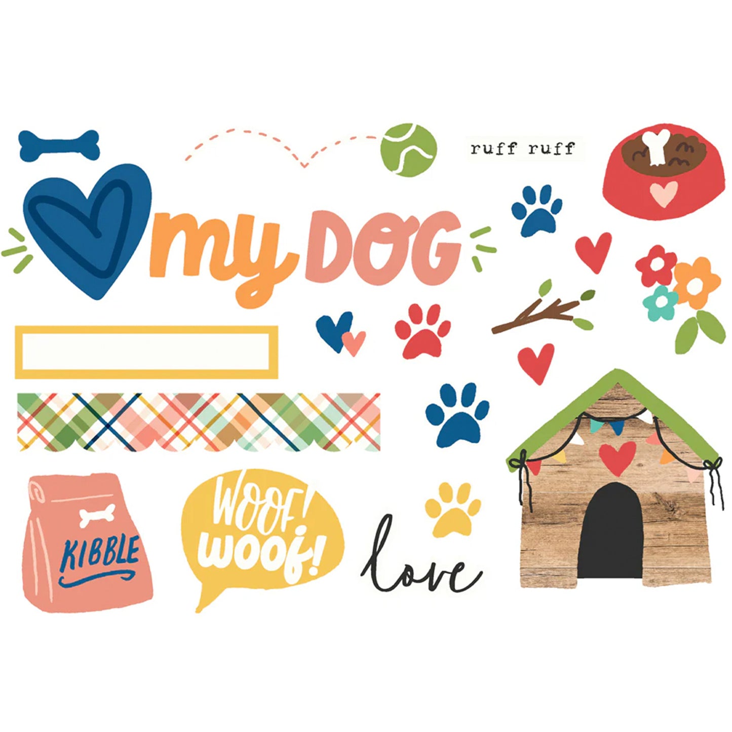 Simple Stories - Simple Page Pieces - Fur Baby Dog