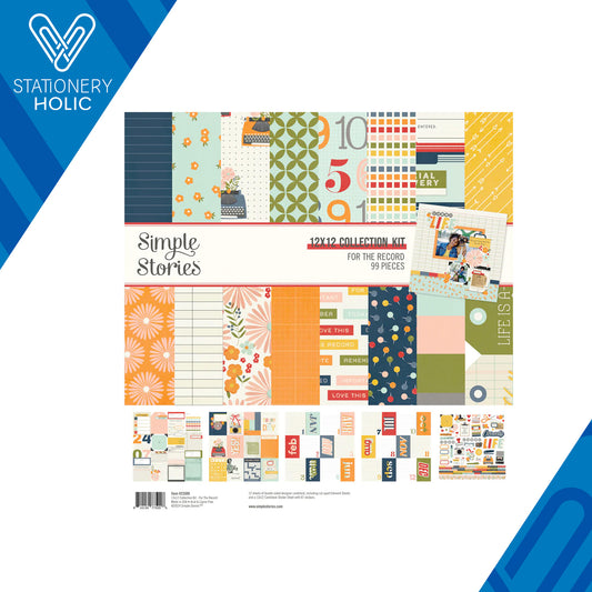 Simple Stories - Colección 12 x 12 - For The Record