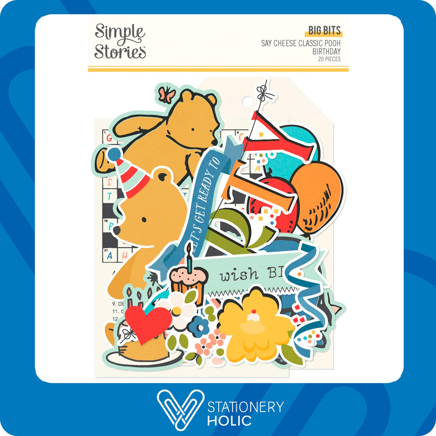 Simple Stories - Big Bits & Pieces - Classic Pooh Birthday
