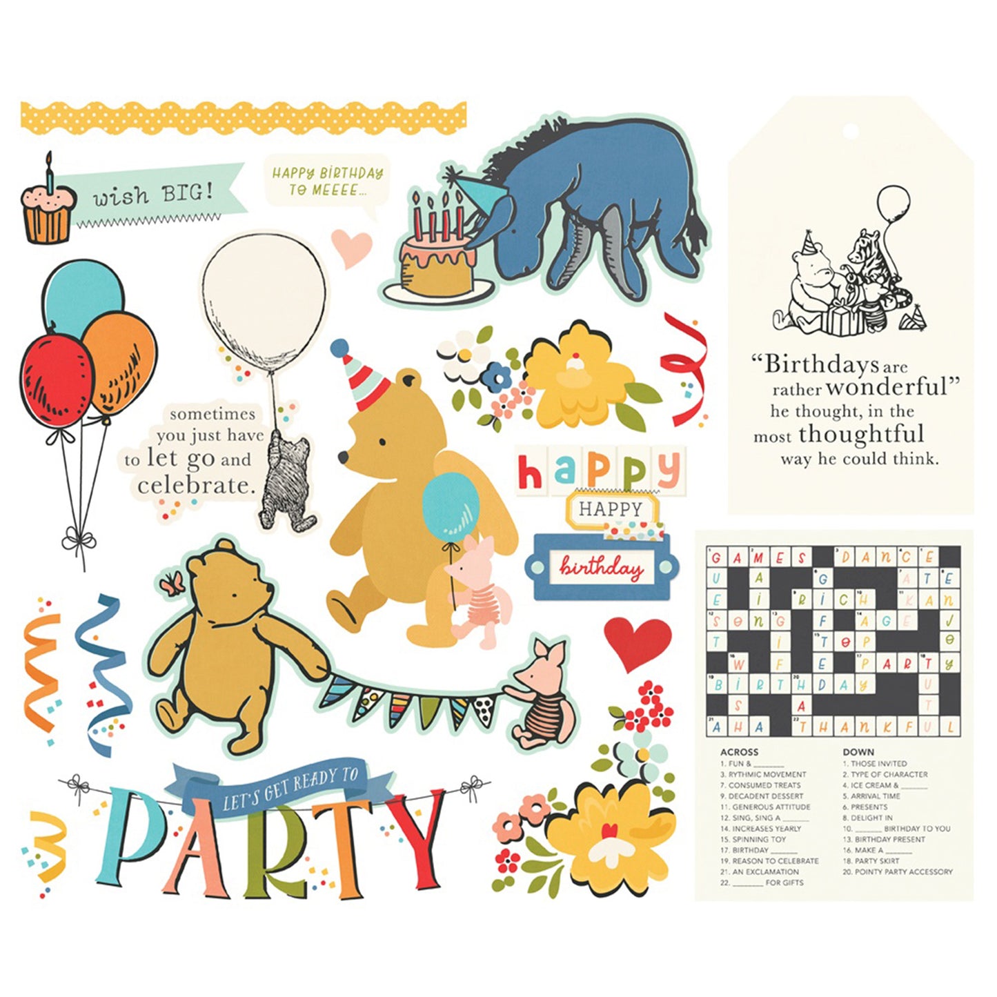 Simple Stories - Big Bits & Pieces - Pooh Birthday