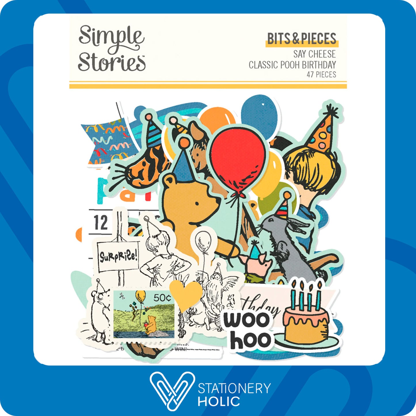 Simple Stories - Bits & Pieces - Classic Pooh Birthday