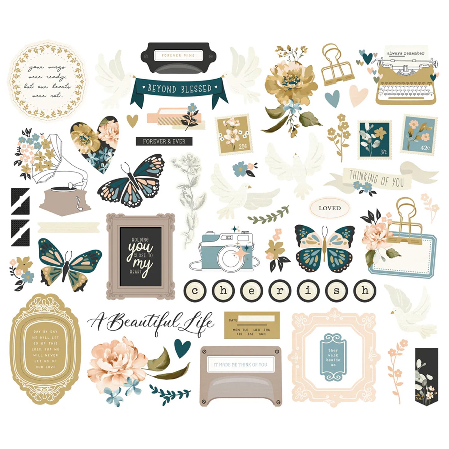 Simple Stories - Bits & Pieces - Remember