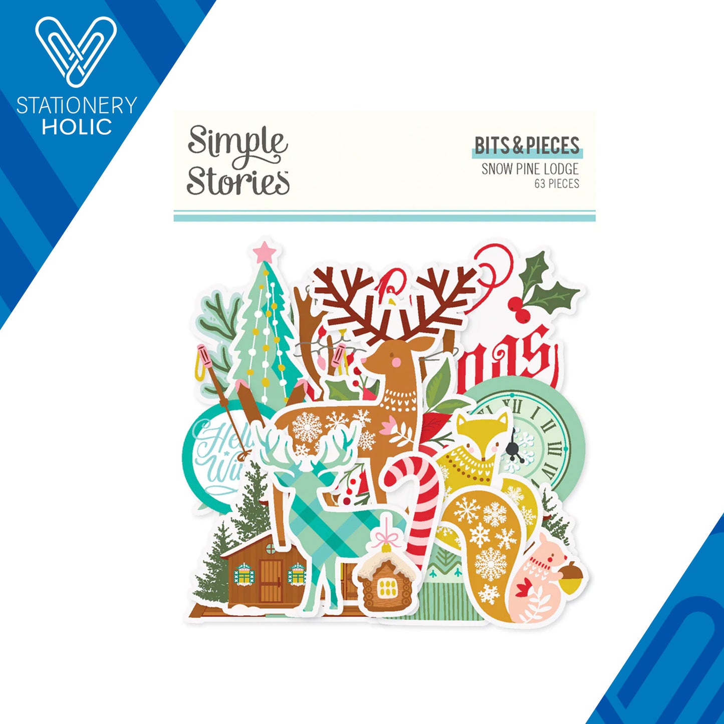 Simple Stories - Bits & Pieces - Snow Pine Lodge