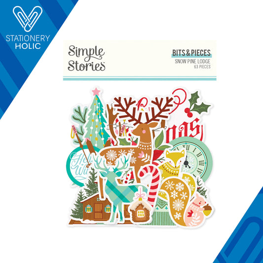 Simple Stories - Bits & Pieces - Snow Pine Lodge