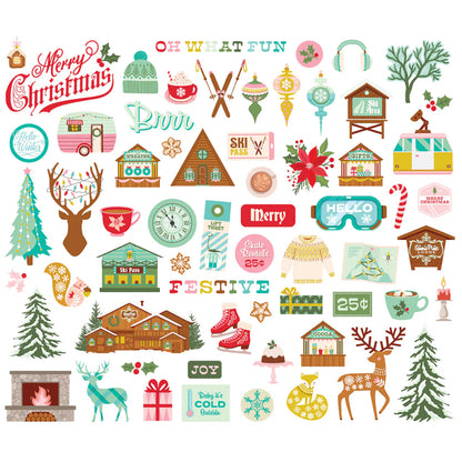 Simple Stories - Bits & Pieces - Snow Pine Lodge