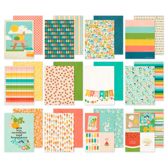 Simple Stories - Bloc Papel 6 x 8 - Summer Snapshots