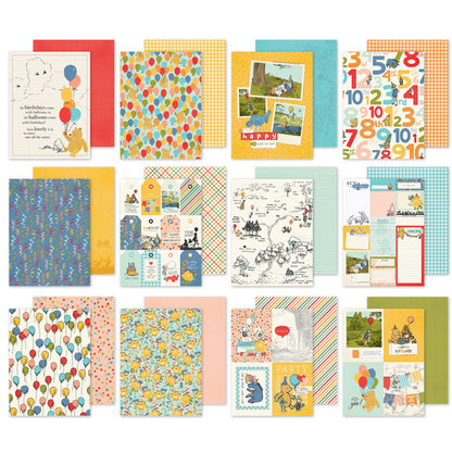 Simple Stories - Block Papel 6 x 8 - Pooh Birthday
