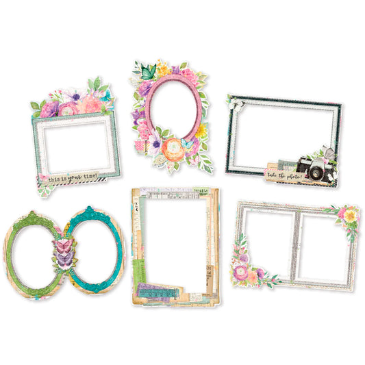 Simple Stories - Chipboard Frames - Simple Vintage Life In Bloom