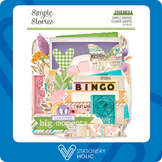 Simple Stories - Ephemera - Simple Vintage Flower Shoppe