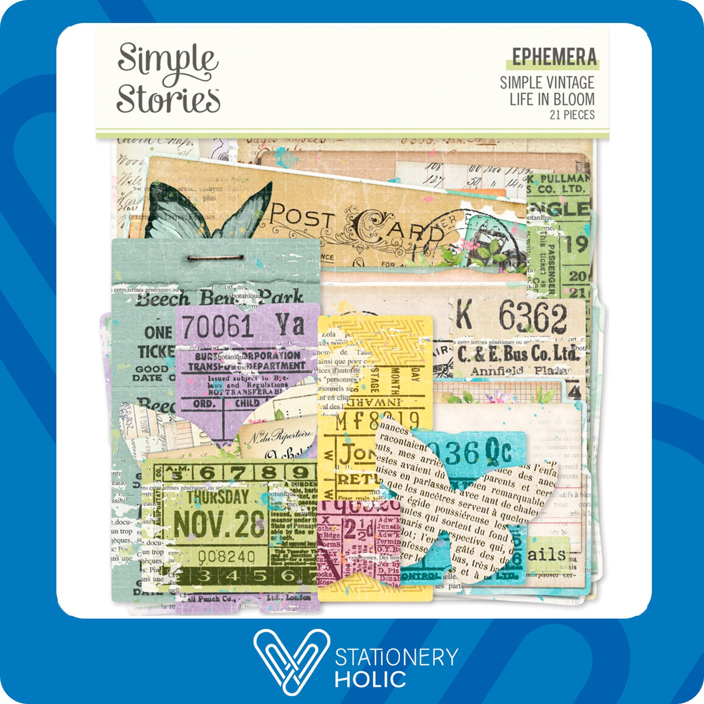 Simple Stories - Ephemera - Simple Vintage Life In Bloom