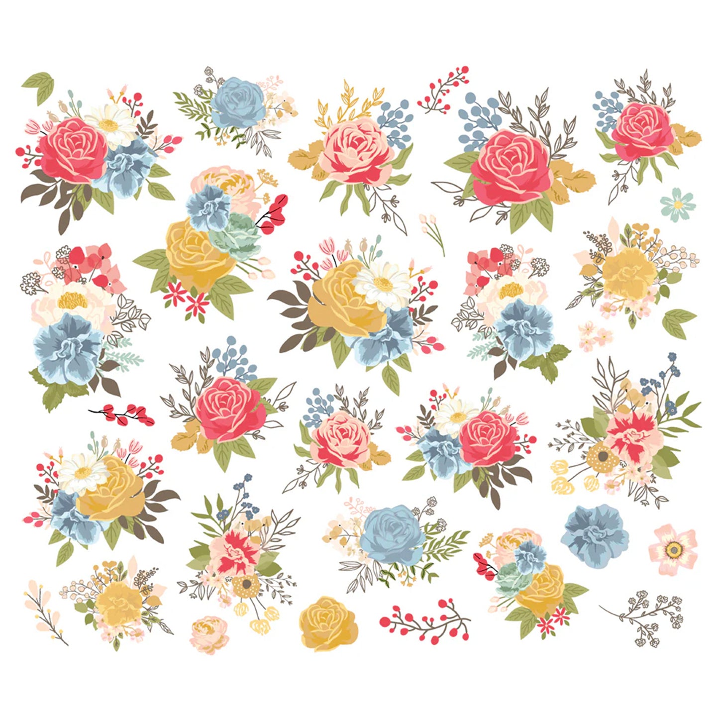 Simple Stories - Floral Bits & Pieces - Front Porch