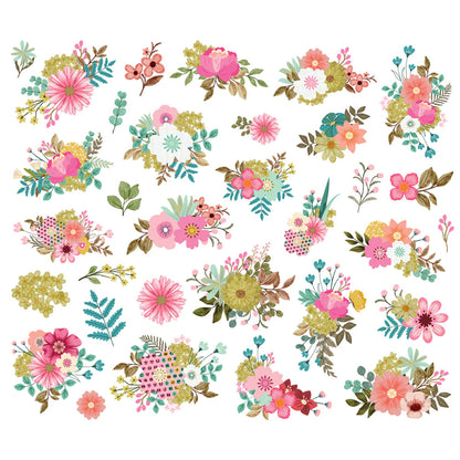 Simple Stories - Floral Bits & Pieces - Noteworthy