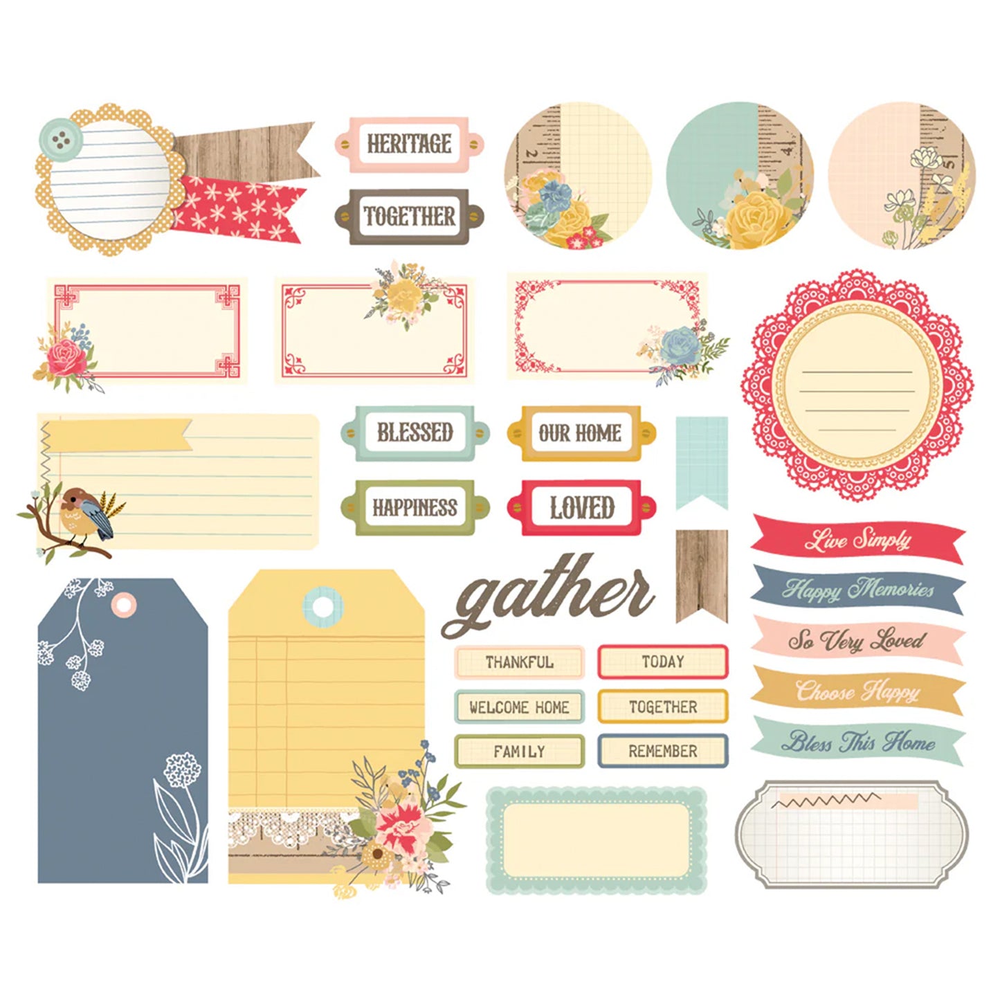 Simple Stories - Journal Bits & Pieces - Front Porch