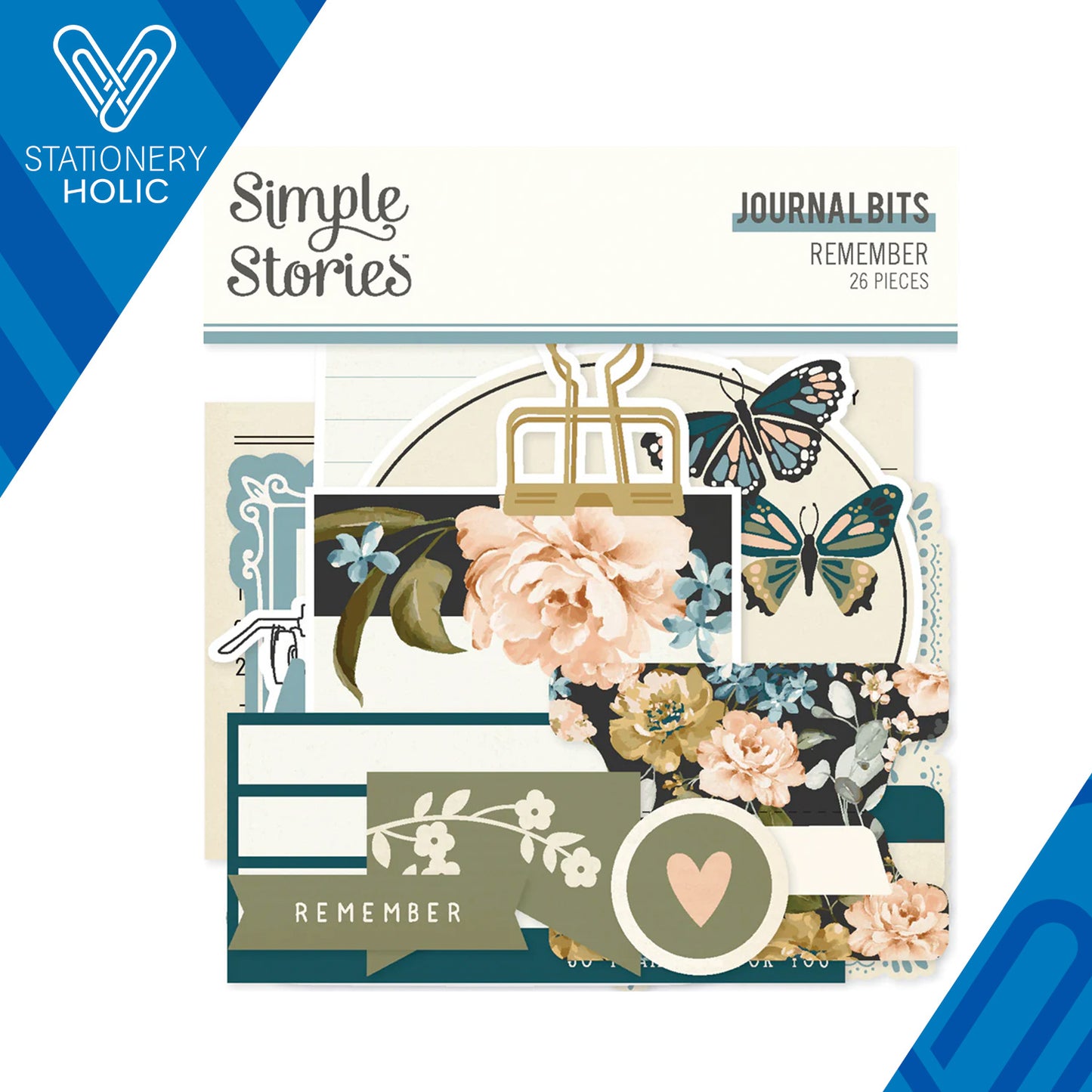 Simple Stories - Journal Bits & Pieces - Remember