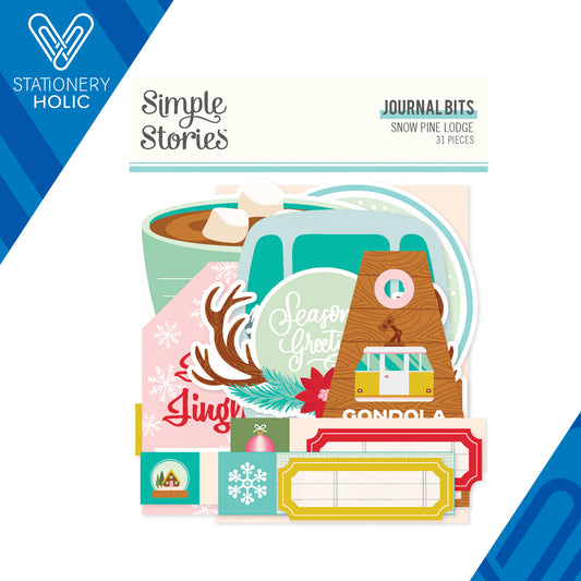Simple Stories - Journal Bits & Pieces - Snow Pine Lodge