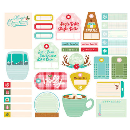 Simple Stories - Journal Bits & Pieces - Snow Pine Lodge